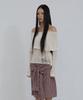 Uusoo Distressed Off-Shoulder Top_ Ivory