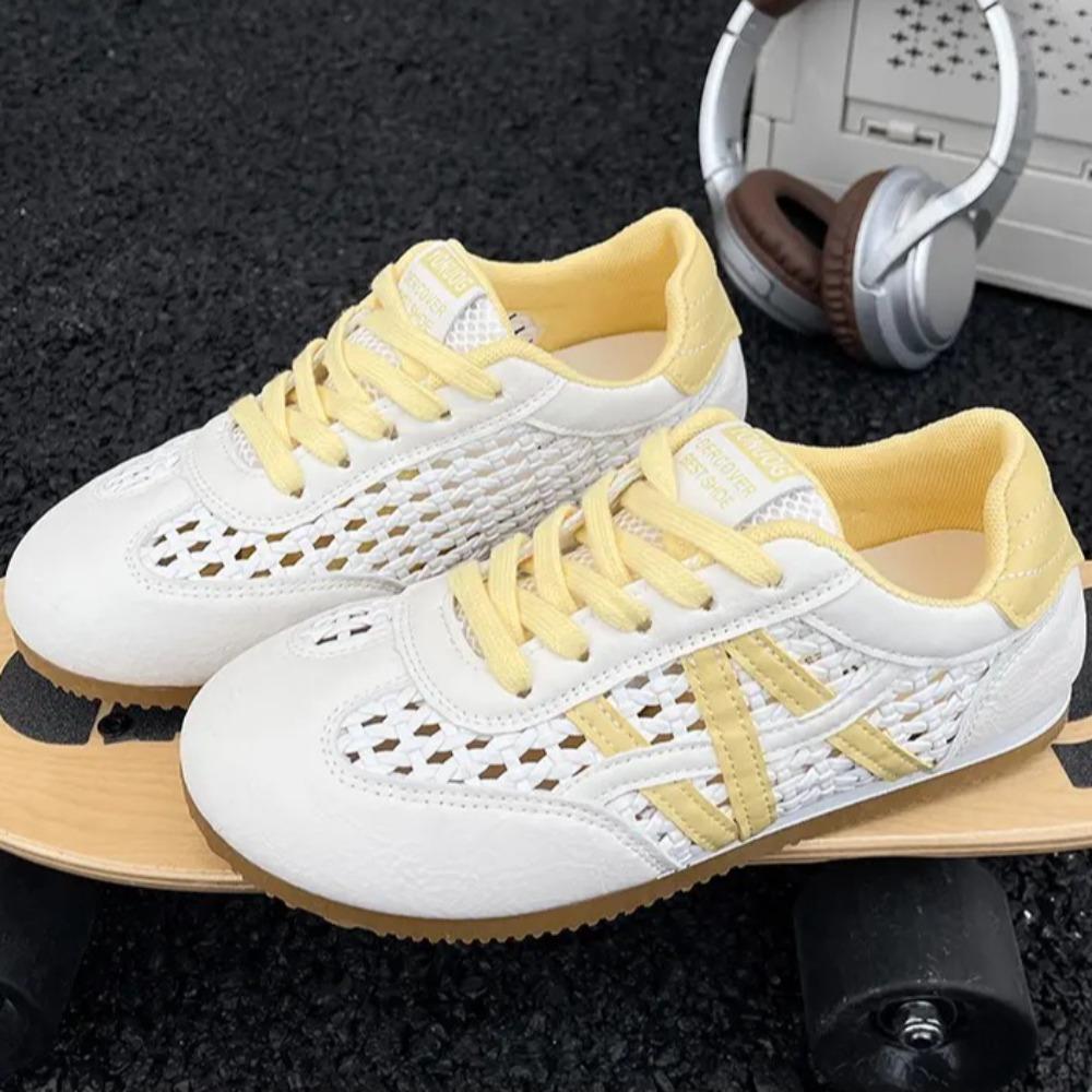 2025 Summer New Mesh Breathable Woven Forrest Gump Shoes Sports and Casual Moral Training Shoes