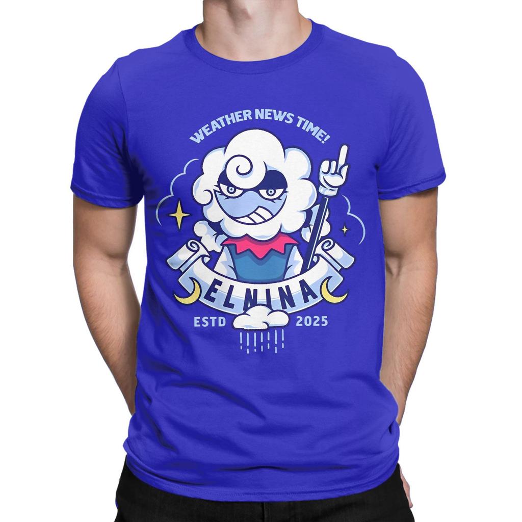Elnina Deltarune Cotton TShirt For Men Summer Vintage TShirts O Neck Harajuku Tee Shirt Plus Size Hot Sale Clothes