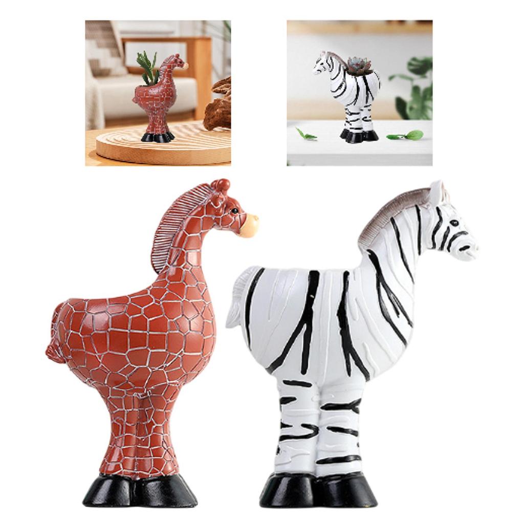 Flower Pot Interesting Gift Unique Adorable Decorative Planter Plant Pot Ornament for Indoor Balcony Outdoor Garden Windowsill