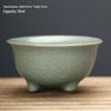 Ru Kiln Master Crackled Porcelain Tea Tasting Cup - Ceramic Kung Fu Tea Set and Business Gift