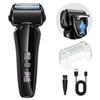Electric Shaver Blades 120 Minutes of Continuous Reciprocating Electric Shaver with Rechargeable IPX7 Large LED Close Remaining Hair Lock Automatic