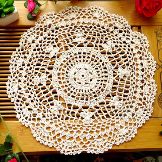 Bordmatte Miljøvennlig Luktfri Universal Slitesterk Ferskvann Lotus Round Desk for Bar