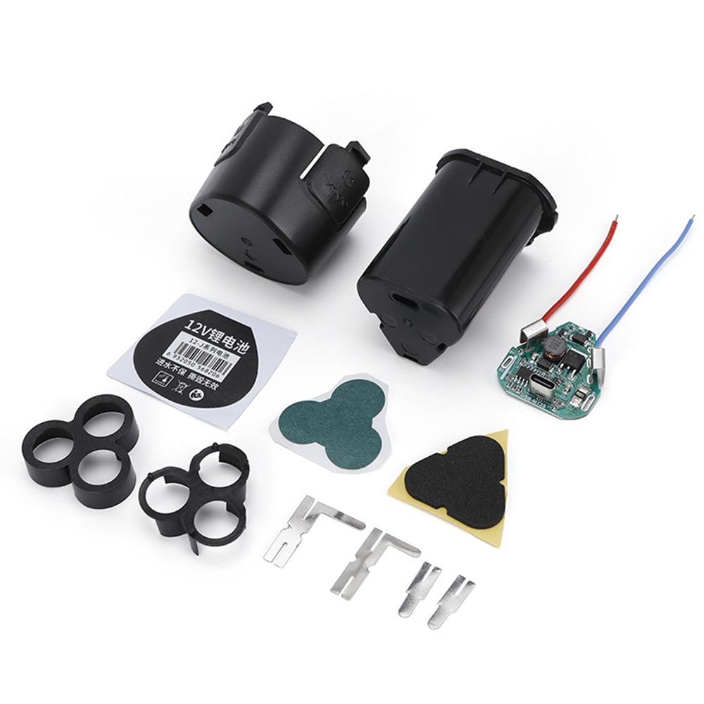 

Direct Insertion For Makita Set Triangle Shape 18650 Lithium Power Tool Battery 12V Voltage Multi-Section Battery Plastic Case