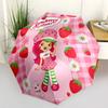 Strawberry Shortcake Adventure Outdoor Automatic Umbrella Sturdy 8-Rib Shaft Foldable Design for Outdoor Daily Use Fashion Lovers Spiritual Gift
