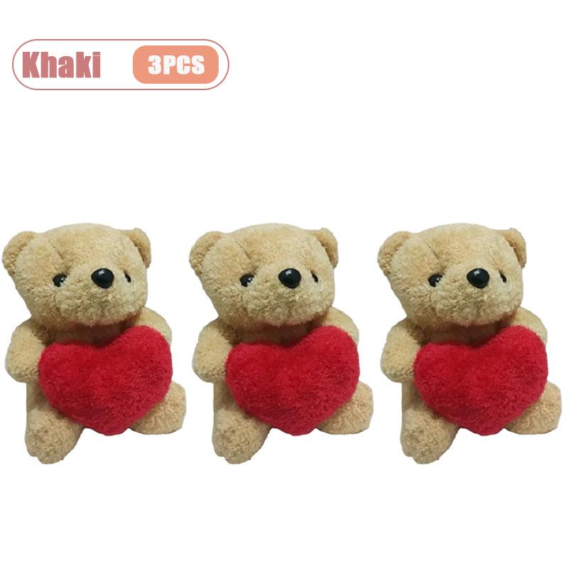 1-5PCS Hugging Heart Plush Bear Stuffed Animal Valentines Day Christmas Doll Gift for Kids Adults Collection Toy