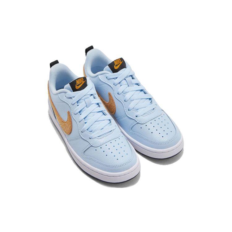 Nike Court Borough Retro Casual Low-Top Sneakers Women Sneakers Light-Blue CQ4015-400