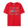 Old School Playlist Rock Cassette Tape Music Old School Band Unisex T Shirts High Quality Mens Clothes Casual