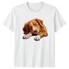 Sleeping Dog Puppy Dogs Animals Unisexs TShirt Unisexs Tee Graphic Unisex Top