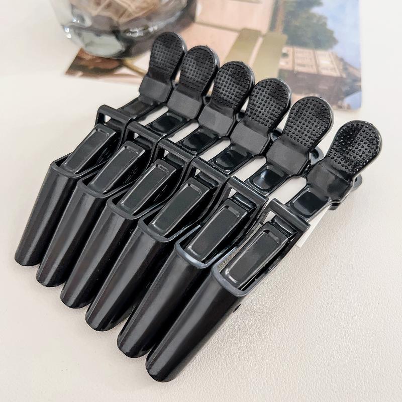 6Pcs Alligator Hair Sectioning Clips Non-slip Hair Clamps for Women Girls Home Hairstyling Makeup Hair Accessories