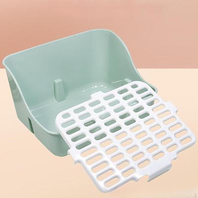 Bunny Litter Case Toilet Small Animal Easy To Clean Pet Cage Pan Chinchilla for