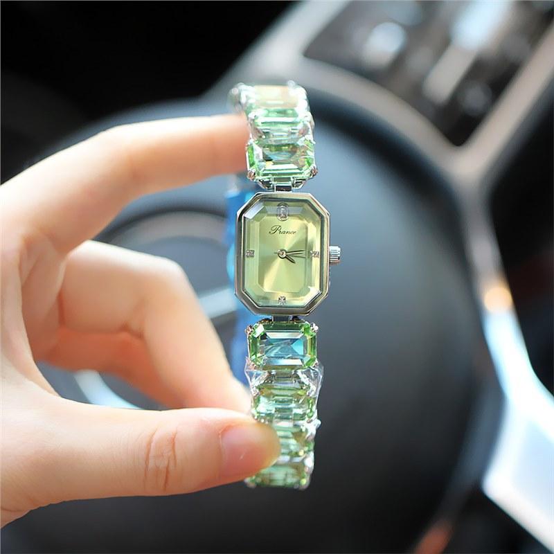 UTHAI CQ354 Fashionable Women Watch Rectangular Braceletfashionable Quartz Watchlight Luxury Clock Giftwatches for Woman