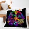 Blanket Skull Butterfly Blanket Digital Printed Lamb Fleece Crystal Fleece Blanket