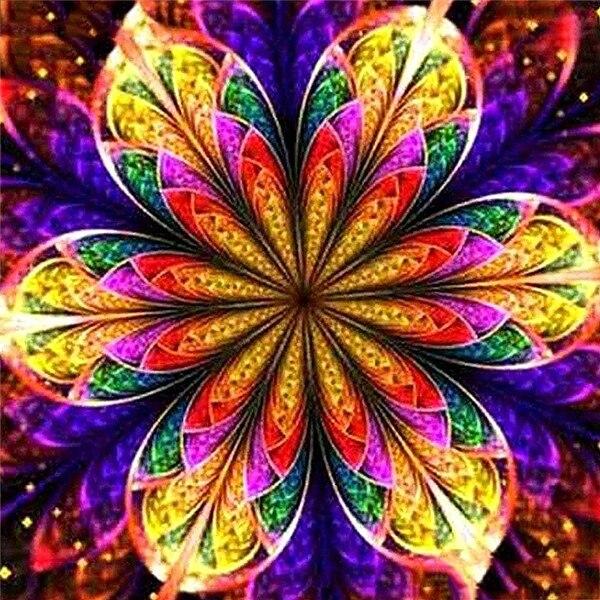 Diamond Painting Mandala Flowers Cross Stitch Diamond Embroidery Plant Landscape Mosaic Handmade 5d DIY Picture Of Rhinestones Home Decor