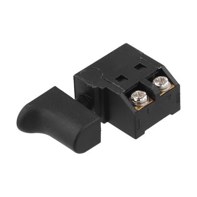 Button Electric Drill Switch Trigger SPST Type Speed 250V Black Control Knob Cutting Lock On Marble Machine Planer