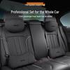 Leopard 5 & 8 Neck & Lumbar Support Cushion - Yacht Velvet Headrest for Car Interior Comfort & Style