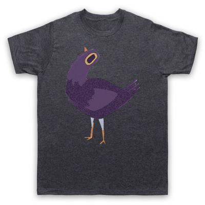 Trash Dove Meme Funny Animated Bird Sticker Joke Mens And Womens T-Shirt