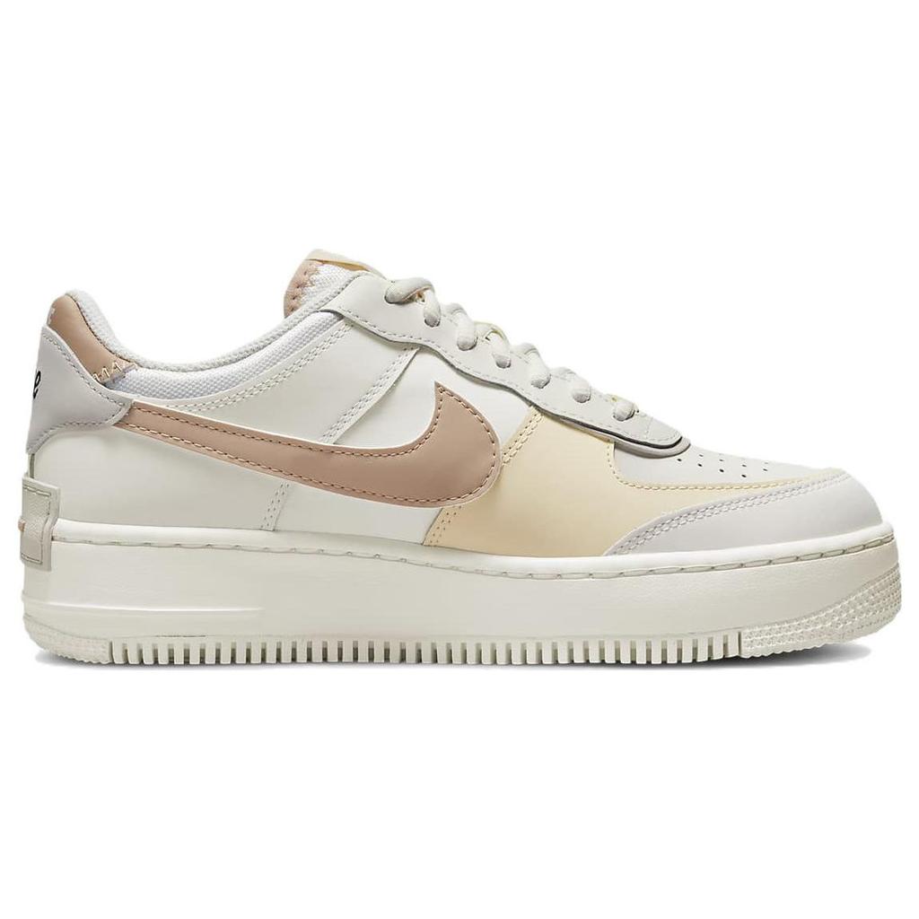 Nike Buty Damskie Air Force 1 Shadow Sail Hemp Białe Skamieniałe Jasnokostne CI0919-116