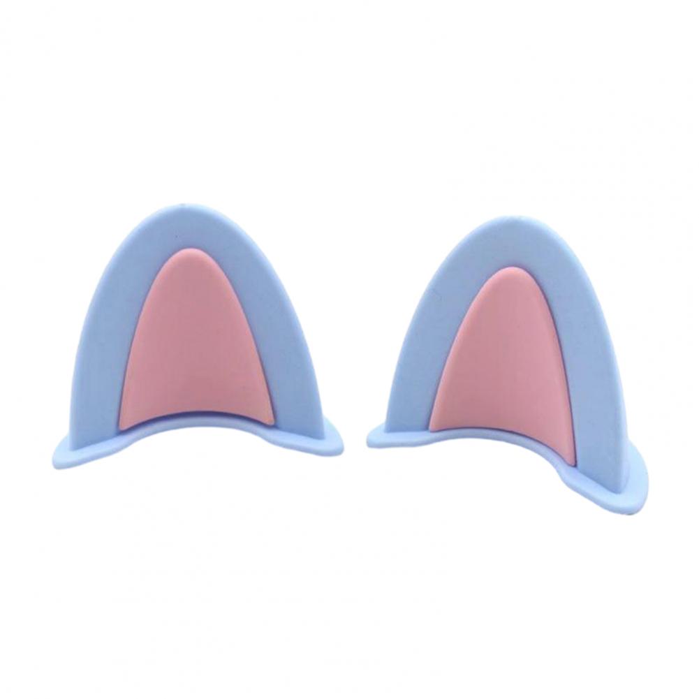 2 шт. Кошачьи уши Декор для шлема Мотоцикл Электрические наклейки Новинка Уши Разноцветные Мотоциклетные шлемы Ушные аксессуары для шлема