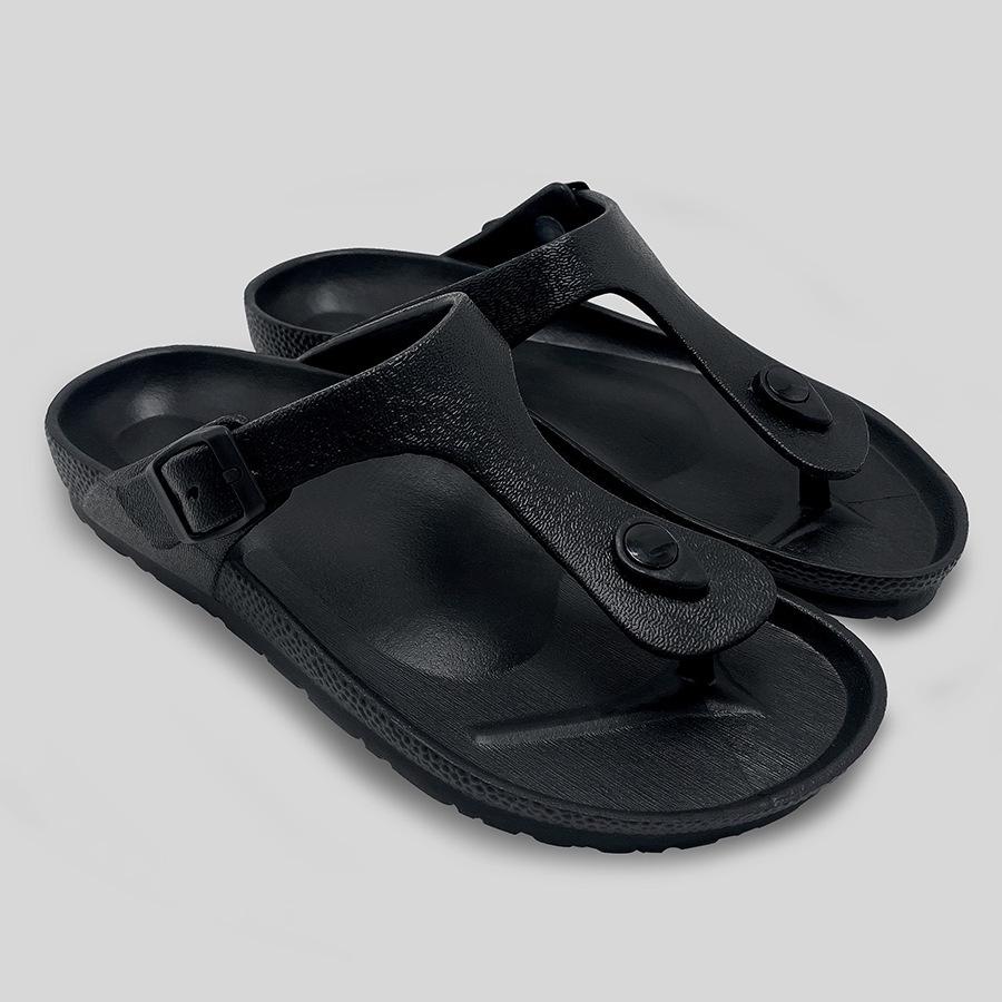 2025 Unisex Non-Slip Buckle Flip-Flops: EVA Wear-Resistant Indoor & Beach Sandals