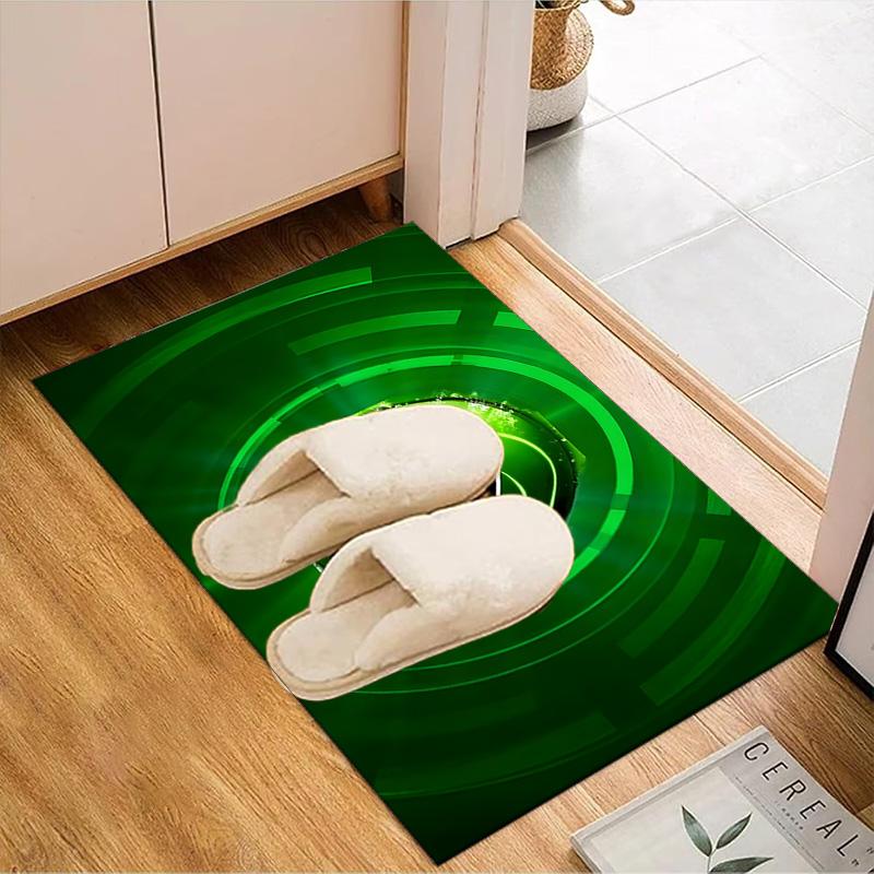 Mönchengladbach Wappen Teppich für Wohnzimmer, Spielzimmer, Büro, Schlafzimmer, Bürobodenmatte Verspieltes Design, Fan Geschenke Weihnachtsdeko