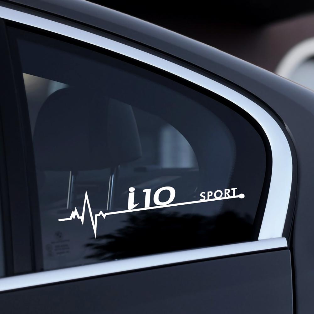 2pcs Car Side Window Decor Vinyl Pvc Decal Car Accessories For Hyundai Elantra Accent Tucson Sonata GDI Ix35 I30 I20 Azera Ix20 pp39