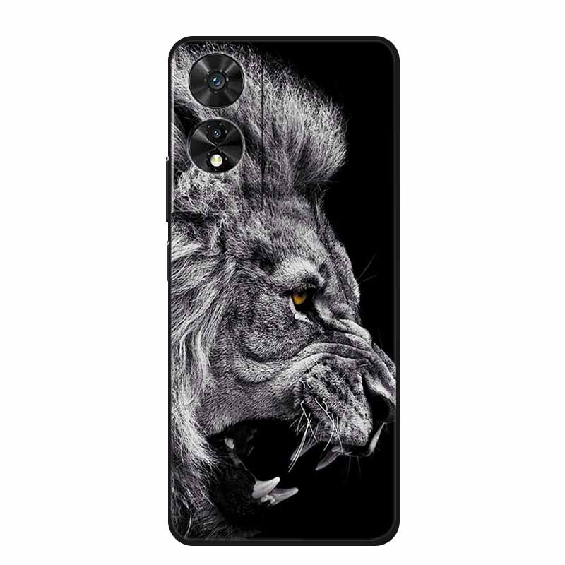 For TCL 505 502 Case Animals TPU Soft Silicone Phone Cases Cover for TCL505 TCL502 Colorful Protector Shockproof Cool Wolf Capa