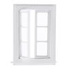 Handmade Wood Window Furnishings for Doll Room/ Bedroom/ Dining Room, 3pcs Set