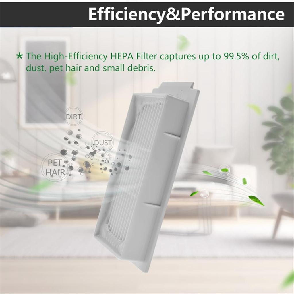 Per Ecovacs Deebot T30S Accessori Aspirapolvere Robot Spazzola Principale Laterale Filtro Hepa Panno Mop Sacchetto per la Polvere