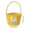 Easter Basket for Kids Bunny Empty Candy Basket Easter Bunny Basket Cotton Rope Easter Egg Hunt Basket Cute Woven Basket