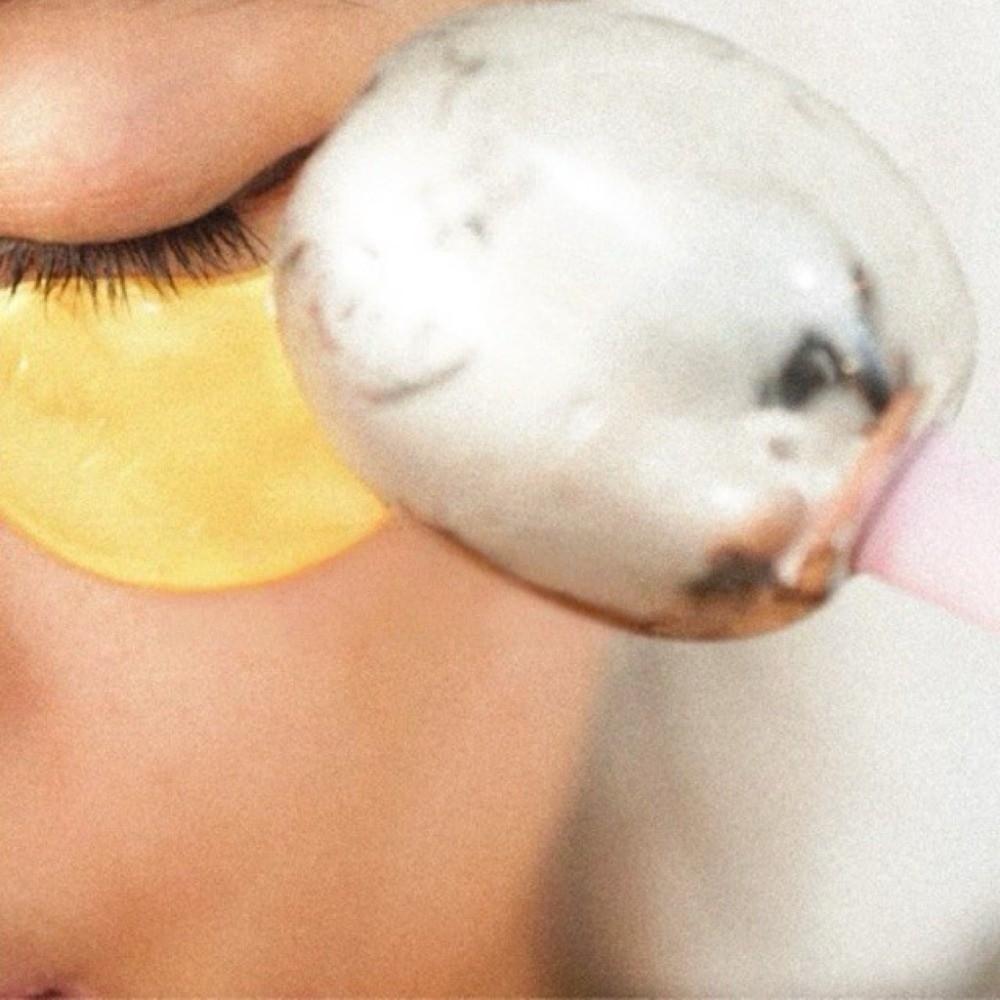2pcs/set Narrow Pores Stainless Steel Eye Massage Sunlight Repair Face Cryo Ice Globes  Cooling SPA