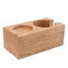 Coffee Tamper Holder Beech Distributor Storage Rack Coffee Bar Accessories for 58mm Tamper Wood