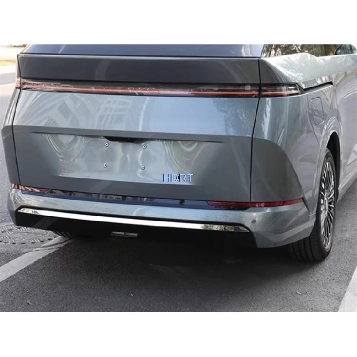 Car Styling Rear Bumper Spoiler Tail Lip Trim Auto Part For Xpeng X9 2026 + Protector Decoration Accessories Exterior Sticker