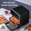 10L Large Capacity Electric Air Fryers Oil-free Automatic Household Kitchen 360°Baking Convection Oven Deep Fryer Without Oil