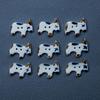 UK Handmade Ceramic Puppy Buttons - Cute Matte Jingdezhen Clothing Accessories for DIY and Windbreakers