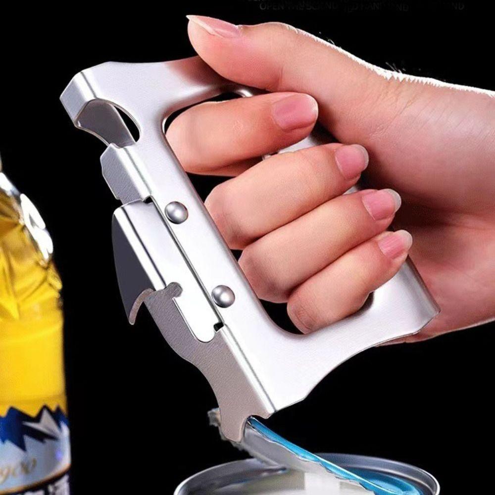 2In1 Bottle Can Opener Steel Can Lid Opener Beer Can Openers  for Bar Kitchen Accessories