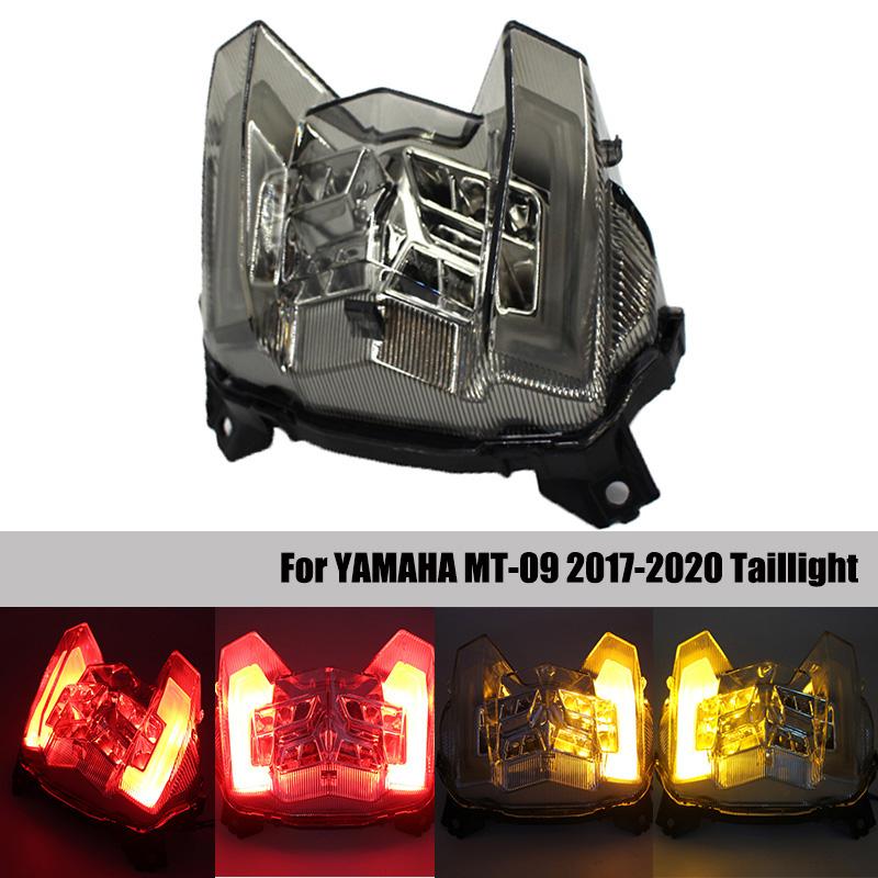 Fanale posteriore per moto Per Yamaha MT-09 MT09 MT 09 Lampada indicatore di direzione posteriore LED di avvertimento