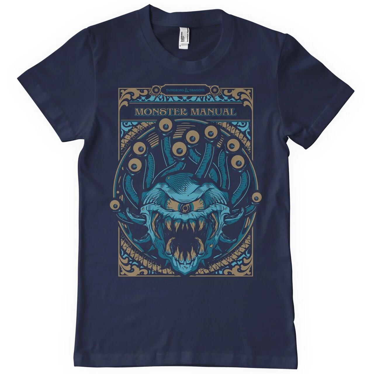 Licensed Dungeons & Dragons DUNGEONS Monsters Manual Mens T-Shirt S-5XL Sizes 2XL