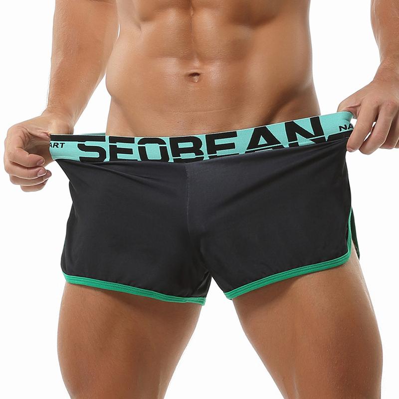 Gentleman Underwear Heren Lage Taille Shorts Effen Lounge Shorts Relaxed-fit Huisshorts Sneldrogende Comfortabele Shorts L