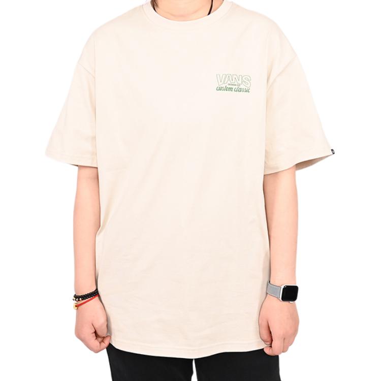 Vans Custom Classic T Shirt Men's Apricot VN000NNJ2N1