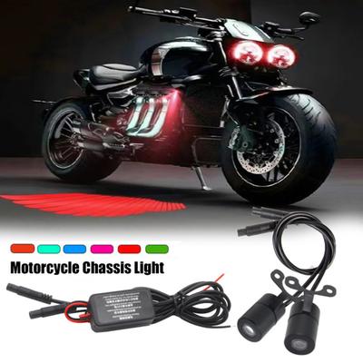 1 Pair Motorcycle Logo LED Light Motorcycle Projector Light 3W Angel