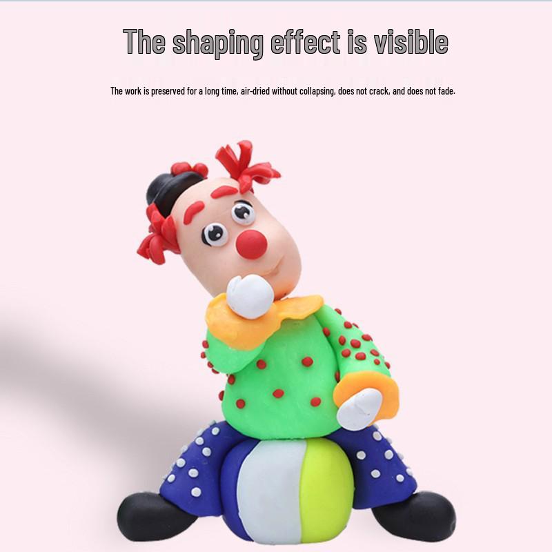 24-Color Children's Clay Set - 100g DIY Space Plasticine Paper Clay