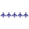 5pcs Bicycle Disc Brake Spacer Blue Compact Supporting Function Easy Assemble Bike Accessories