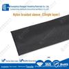 Black Nylon Multifilament Sleeve: Dustproof, Moisture-Absorbing, High Tensile Strength Hydraulic Hose & Wire Harness Cover.