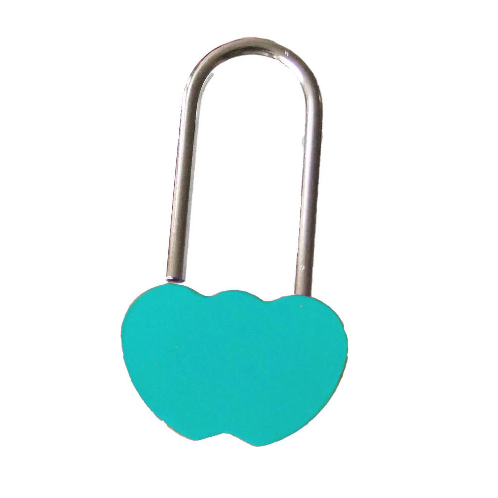 Love Without Key Heart Shape Couples Anniversary Wish Lock Wedding Gifts Keepsake Love Padlock