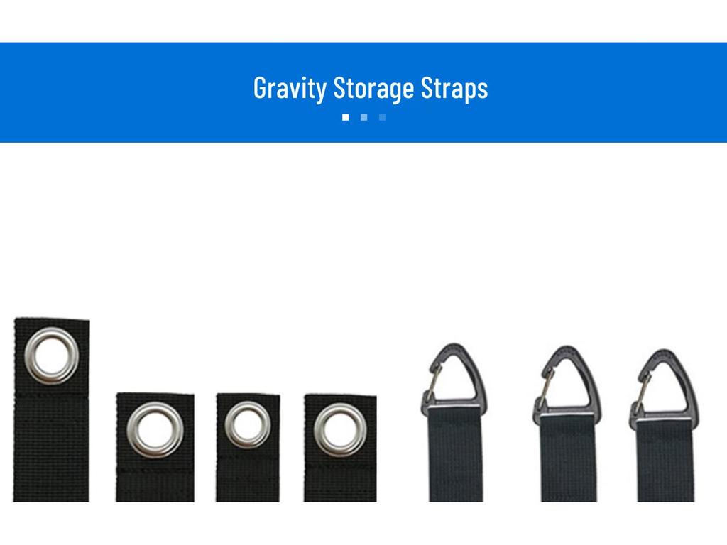 Hanging Heavy Duty Triangle Buckle Storage Strap - Cable Organizer with Eyelet