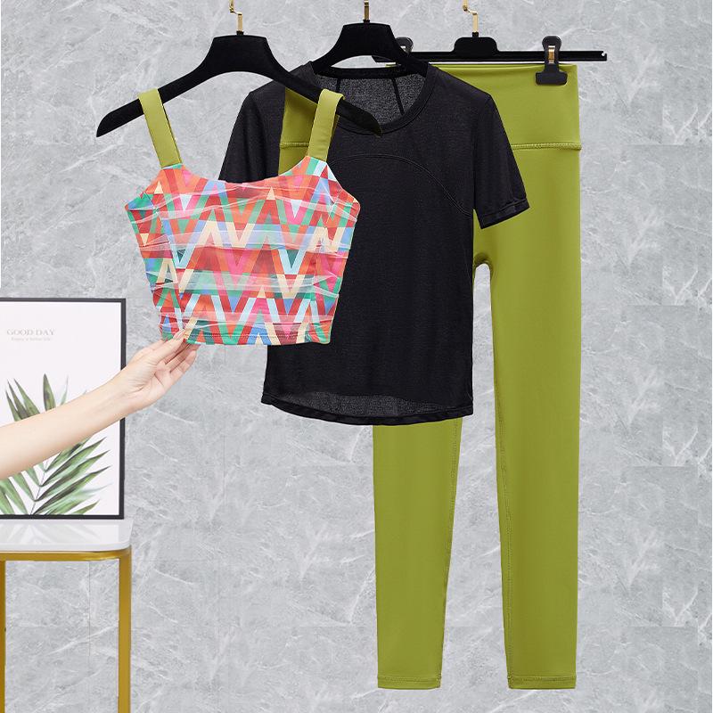 2025 Women's Sexy Sports Camisole Yoga Bra Set - Summer Fitness & Running Vest