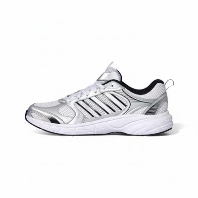 Unisex Sneakers ECLYPTIX 2000 Low Top Running Shoes Women's White Silver