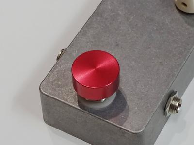 Effektgerät Fußschalter Hutschalter Kappe Fußabdeckung Aluminium [F.S.T.A.] (rot)