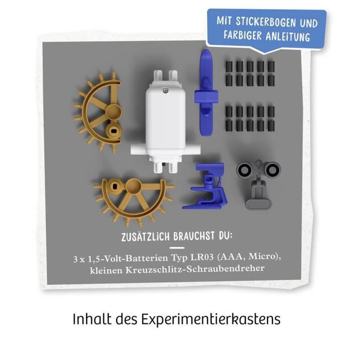 Kit robot rebotz - kosmos - rusty der crawling-bot - plastique - 8 ans - enfant